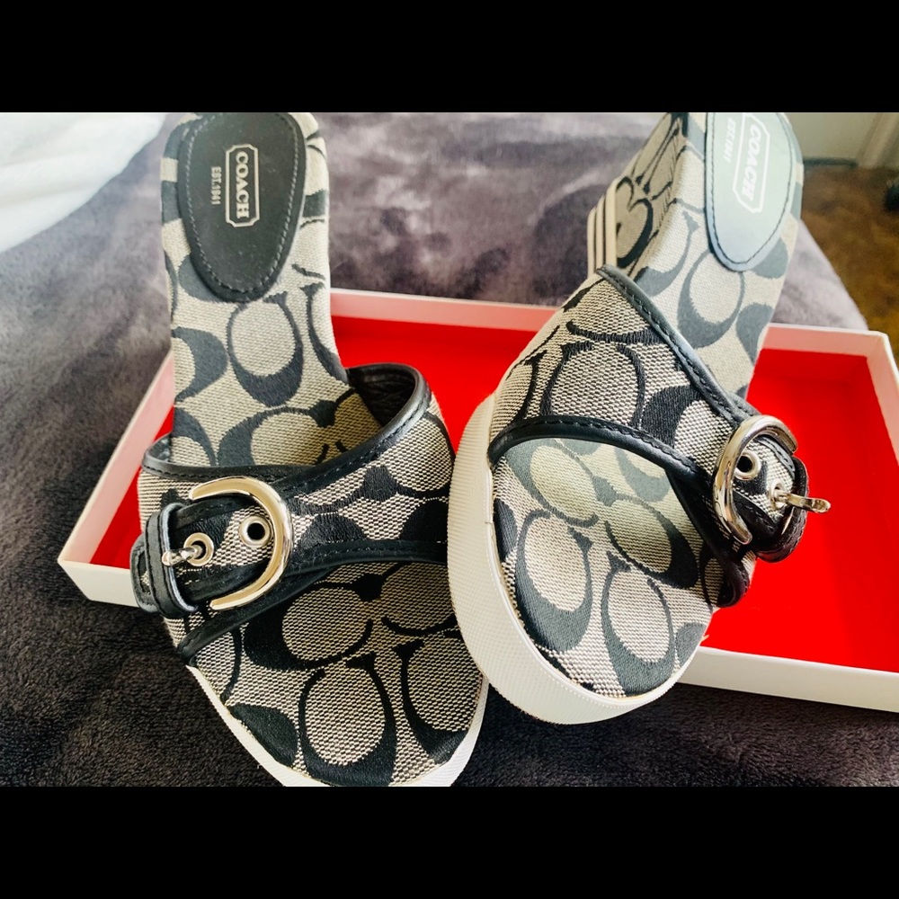 Coach Wedge Sandals